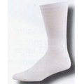 White Heel & Toe Crew Sock w/ Mesh Upper & Arch Support (13-15 X-Large)